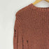 ザラ ZARA RIPPED EFFECT SWEATER リップド エフェクト ダメージ ニット セーター メンズ S-M