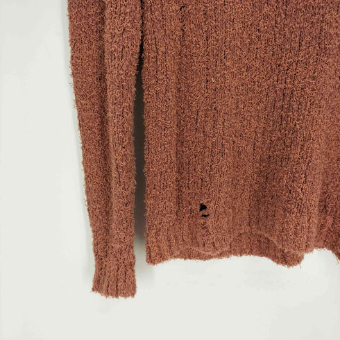 ザラ ZARA RIPPED EFFECT SWEATER リップド エフェクト ダメージ ニット セーター メンズ S-M