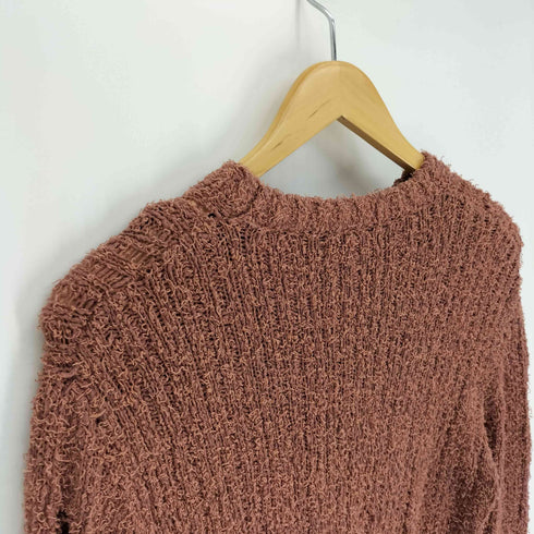 ザラ ZARA RIPPED EFFECT SWEATER リップド エフェクト ダメージ ニット セーター メンズ S-M