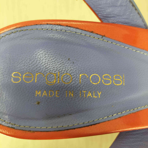 セルジオロッシ sergio rossi イタリア製 Pelle Metal Moon B20MM Coral レディース 36 1/2