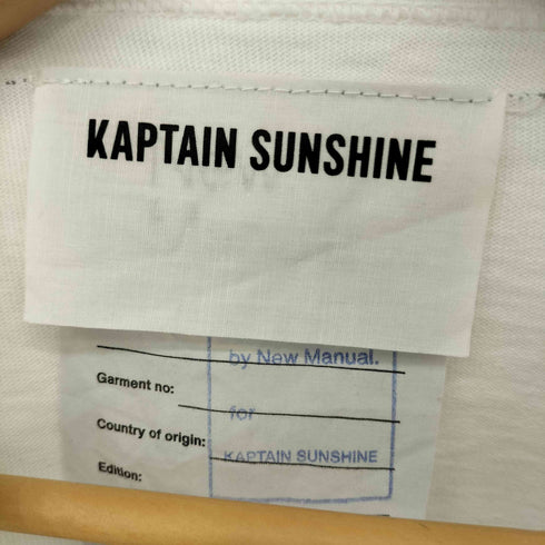 キャプテンサンシャイン KAPTAIN SUNSHINE New Manual West Coast Tee ウエストコーストTシャツ メンズ JPN:L