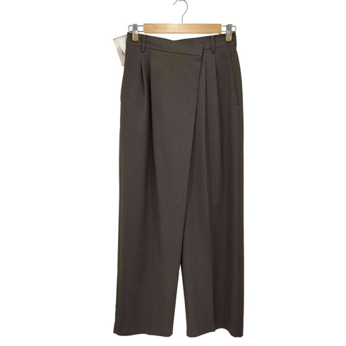 ビューティーアンドユースユナイテッドアローズ BEAUTY & YOUTH UNITED ARROWS 25SS ポプリン 2タック ラップパンツ ―ウォッシャブル― レディース JPN:M