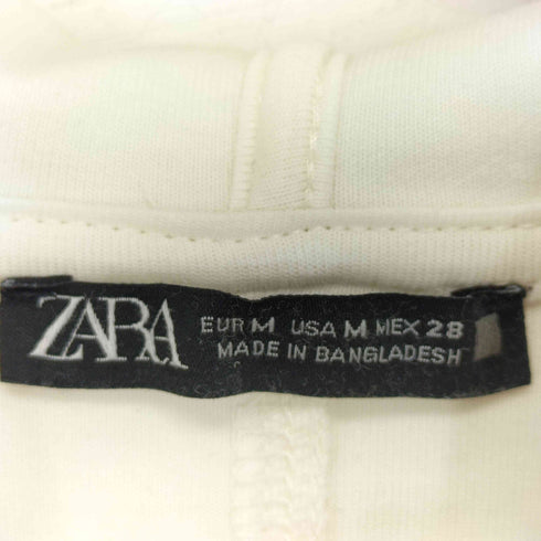 ザラ ZARA フード付き 半袖スウェット ワンピース レディース import:M