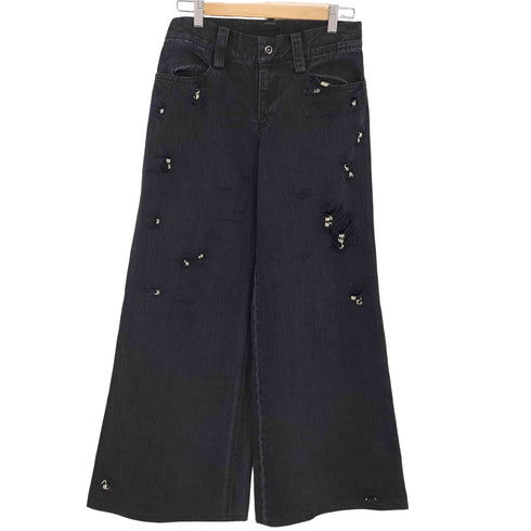 バジュラ bajra y2k デザインワイドデニムパンツ レディース JPN:S