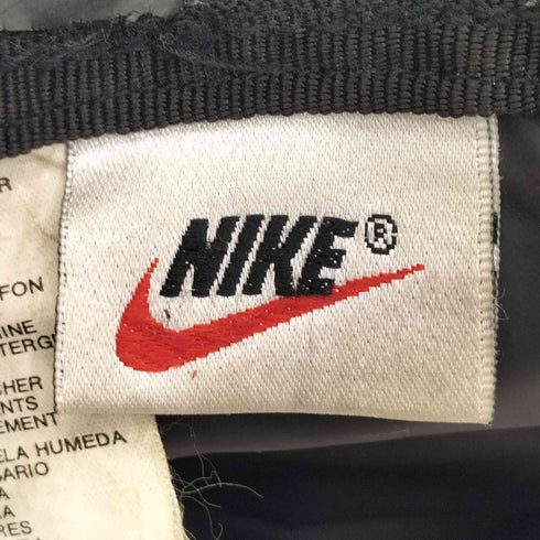 ナイキ NIKE 90S 白タグ スウッシュロゴ刺繍 ナイロン ミニ ボストンバッグ Y2K メンズ