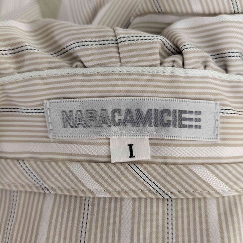 ナラカミーチェ NARACAMICIE フリル ストライプ ブラウス シャツ レディース 1
