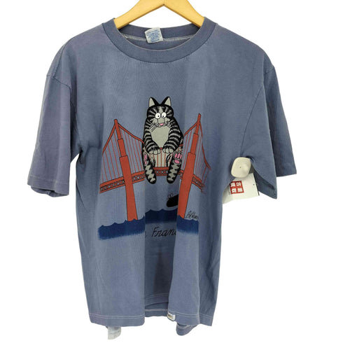 クレイジーシャツ CRAZY SHIRTS 90S USA製 両面プリント Tシャツ 袖シングルステッチ メンズ import:M