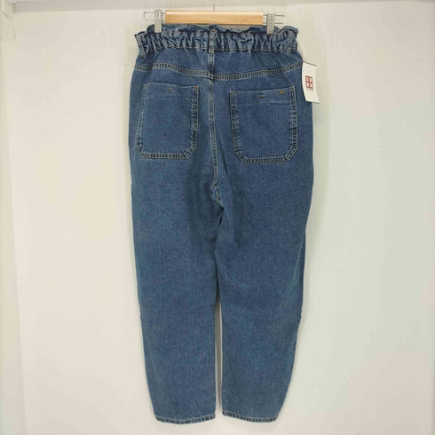 ザラ ZARA BAGGY PAPERBAG ハイライズデニムパンツ レディース 40