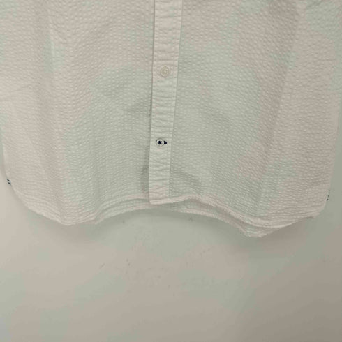 トミーヒルフィガー TOMMY HILFIGER シアサッカー半袖シャツ SLIM FIT メンズ JPN:M