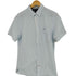トミーヒルフィガー TOMMY HILFIGER シアサッカー半袖ストライプシャツ SLIM FIT メンズ JPN:M