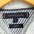 トミーヒルフィガー TOMMY HILFIGER シアサッカー半袖ストライプシャツ SLIM FIT メンズ JPN:M