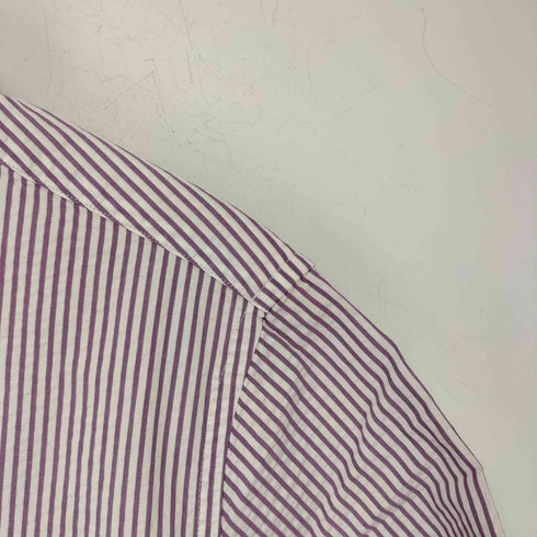トミーヒルフィガー TOMMY HILFIGER シアサッカー半袖ストライプシャツ SLIM FIT メンズ JPN:M