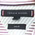 トミーヒルフィガー TOMMY HILFIGER シアサッカー半袖ストライプシャツ SLIM FIT メンズ JPN:M