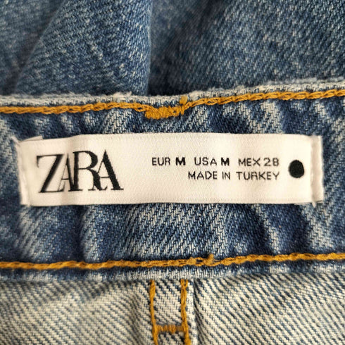 ザラ ZARA ZW THE MIDI SKIRT デニムマーメイドスカート レディース M