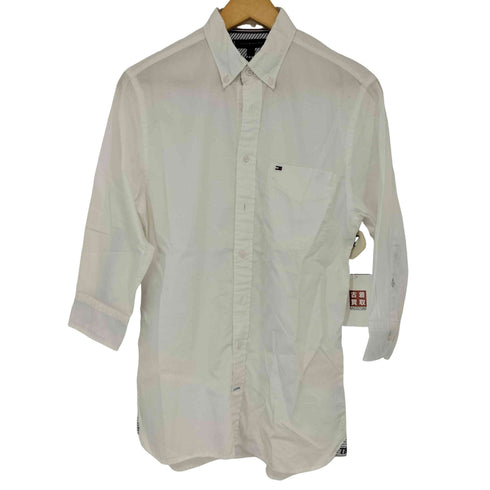 トミーヒルフィガー TOMMY HILFIGER 七分袖ボタンダウンシャツ REGULAR FIT メンズ JPN:M