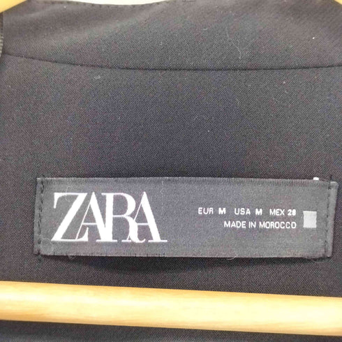 ザラ ZARA ブレザー ノーカラージャケット レディース import:M