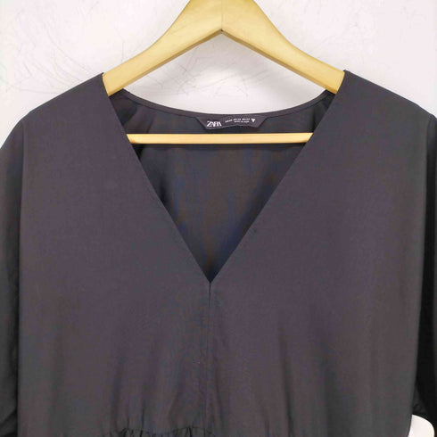 ザラ ZARA Poplin Panelled Dress ポプリン ドレス レディース import:XS