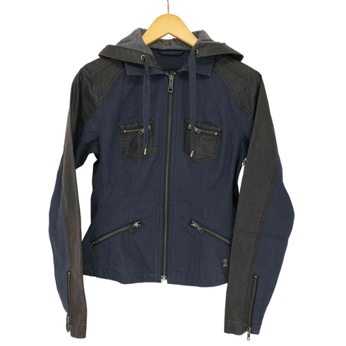 ハーレーダビッドソン HARLEY-DAVIDSON 切替フーデッドジャケット レディース JPN:S