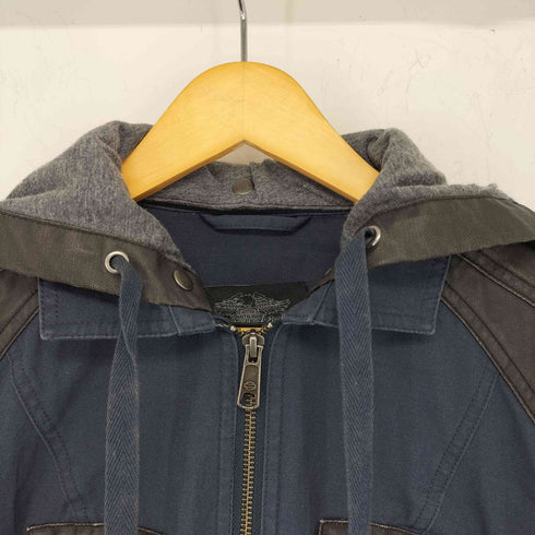 ハーレーダビッドソン HARLEY-DAVIDSON 切替フーデッドジャケット レディース JPN:S