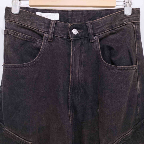 ザラ ZARA 24SS カーゴデニムパンツ メンズ FR:36-38