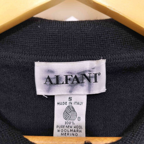 アルファニ ALFANI イタリア製 プルオーバー ウールニットポロ メンズ import:S