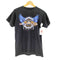 両面企業ロゴプリントクルーネックTシャツ メンズ