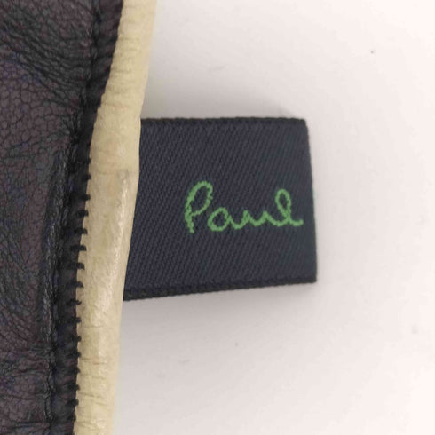 ポールスミス Paul Smith イタリア製 裏地カシミヤ シープスキン グローブ 手袋 メンズ 24cm