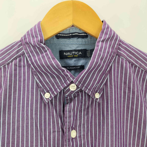 ノーティカ NAUTICA ストライプボタンダウンシャツ メンズ JPN:L