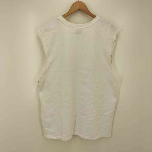 キャリー CALEE フロント ロゴ プリント ノースリーブ クルーネック Tシャツ メンズ JPN:L
