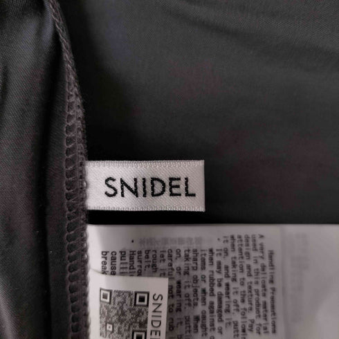 スナイデル snidel 24AW クロップドニット&レーストリムキャミワンピース レディース ONE SIZE