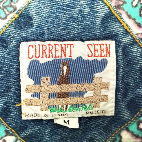 current seen デニム切り替えジャケット メンズ JPN:M