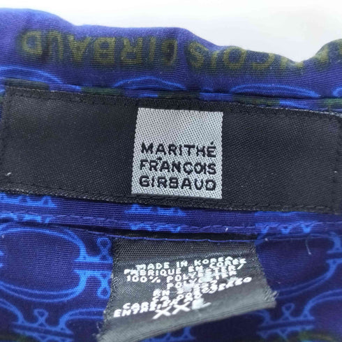 マリテフランソワジルボー MARITHE FRANCOIS GIRBAUD 総柄半袖シャツ メンズ JPN:XXL