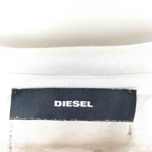 ディーゼル DIESEL ダメージ加工プリントTシャツ メンズ JPN:S
