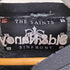 the saints sinphony ダメージ加工 ラインストーンクロスデザインS/Sカットソー Y2K パンク グランジ メンズ JPN:XS