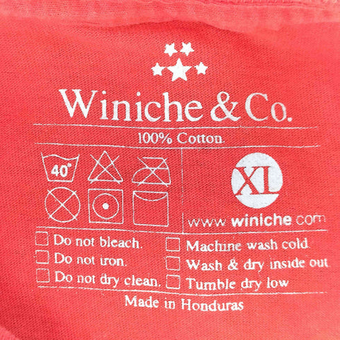 ウィニッチェアンドコー Winiche & Co. グラフィックプリントTシャツ メンズ JPN:XL