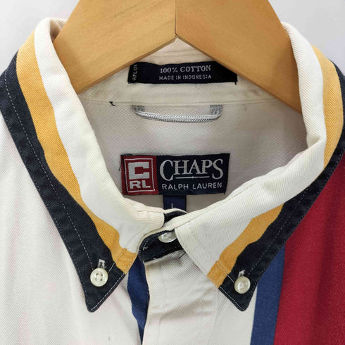 チャップスラルフローレン CHAPS RALPH LAUREN マルチストライプシャツ メンズ JPN:L