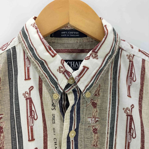 チャップスラルフローレン CHAPS RALPH LAUREN 総柄半袖シャツ メンズ JPN:M