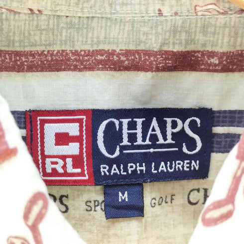 チャップスラルフローレン CHAPS RALPH LAUREN 総柄半袖シャツ メンズ JPN:M