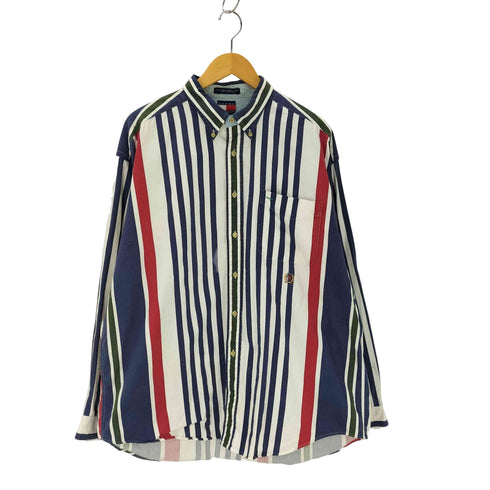 トミーヒルフィガー TOMMY HILFIGER マルチストライプシャツ メンズ JPN:XL
