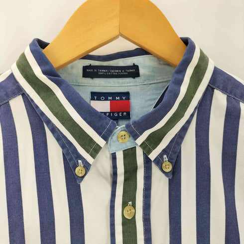 トミーヒルフィガー TOMMY HILFIGER マルチストライプシャツ メンズ JPN:XL