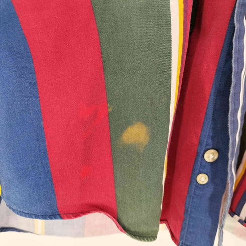 トミーヒルフィガー TOMMY HILFIGER マルチストライプシャツ メンズ JPN:L