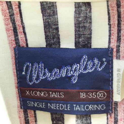 ラングラー Wrangler 80S ストライプウエスタンシャツ メンズ JPN:XL