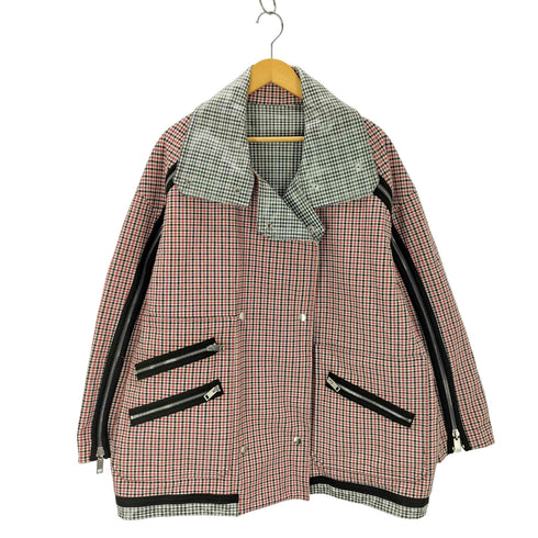 ディーゼル DIESEL コーティングリバーシブルチェックブルゾン Reversible Houndstooth G-KALIN Double Breasted Coat メンズ JPN:L