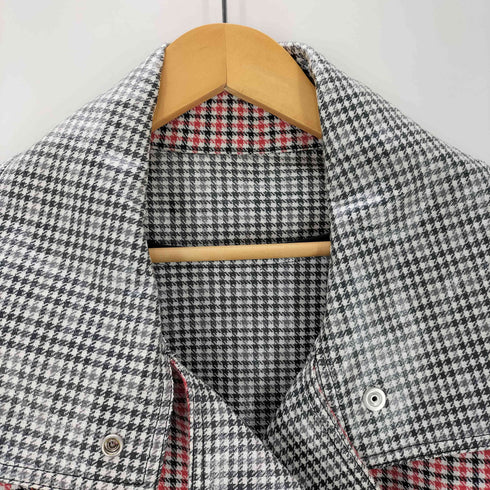 ディーゼル DIESEL コーティングリバーシブルチェックブルゾン Reversible Houndstooth G-KALIN Double Breasted Coat メンズ JPN:L