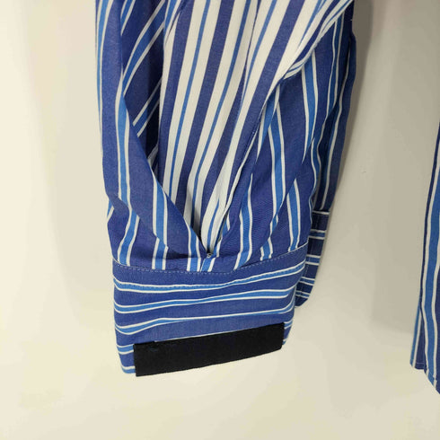 サカイ Sacai Poplin Shirt レイヤード ポプリン ストライプ シャツ メンズ JPN:2