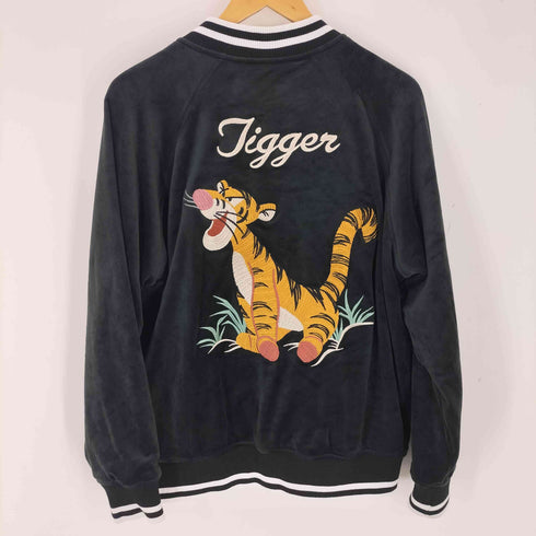 キャラクター刺繍 ベロアスカジャン Tiger メンズ JPN:L