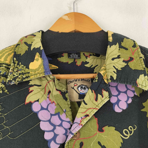 Chris Stuff 90S レーヨン混 S/S 開襟シャツ メンズ JPN:L