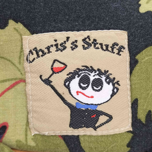 Chris Stuff 90S レーヨン混 S/S 開襟シャツ メンズ JPN:L