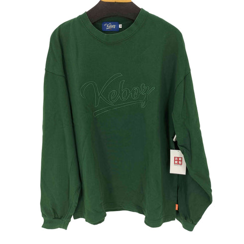 ケボズ KEboz クルーネックロゴL/S Tシャツ メンズ JPN:M