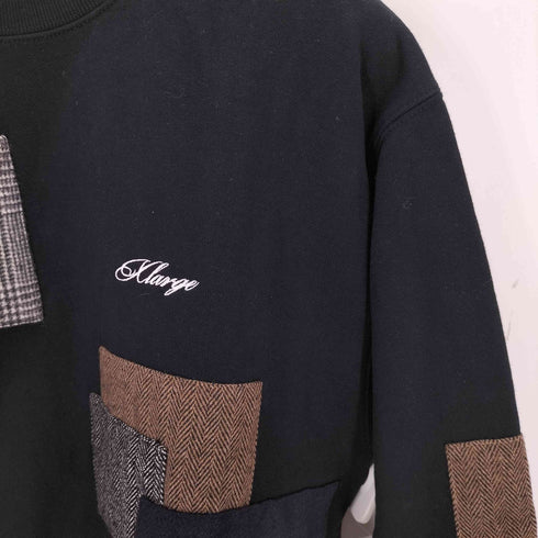 エクストララージ XLARGE パッチワーククルーネックスウェット メンズ JPN:M